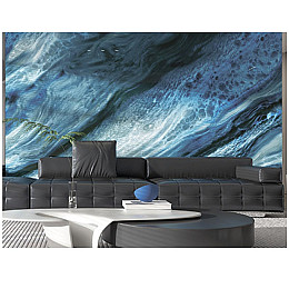 Самоклеящаяся виниловая плитка Sticker Wall SW-00001451 Аквамарин набор (6 рулонов) 3600х2800х2мм