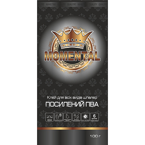 Клей для шпалер Дивоцвiт Momental BLACK 100 г