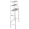 Полка-стеллаж над унитазом RIAS TW-101 напольная 160х47х25 см White (3_01602)