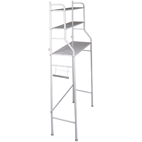 Полка-стеллаж над унитазом RIAS TW-101 напольная 160х47х25 см White (3_01602)
