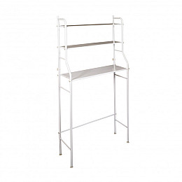 Полиця-стелаж над пральною машиною RIAS Laundry Rack TW-106 підлогова 68х26х168 см Білий (3_01646)
