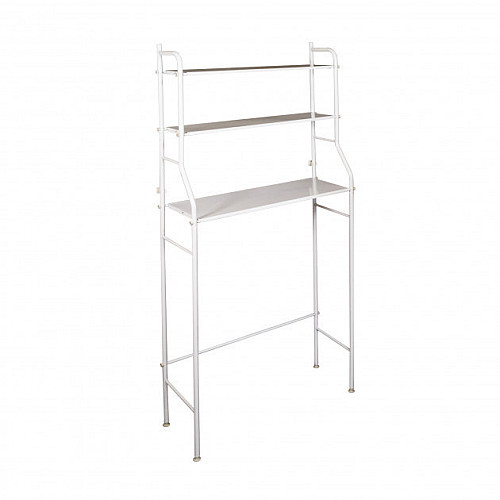 Полиця-стелаж над пральною машиною RIAS Laundry Rack TW-106 підлогова 68х26х168 см Білий (3_01646)