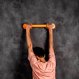 Поручень Lesko STWU-048 50 см для інвалідів прямий з нержавіючої сталі покритий ABS пластиком