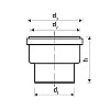 Муфта вставная (восстановитель раструба) 110/110 Ostendorf 110 мм