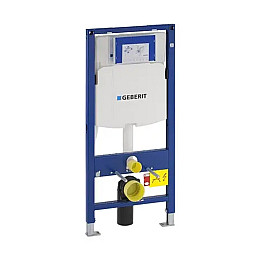 Монтажный элемент инсталляция для подвесного унитаза Geberit DUOFIX H112 Sigma со смывным бачком скрытого монтажа