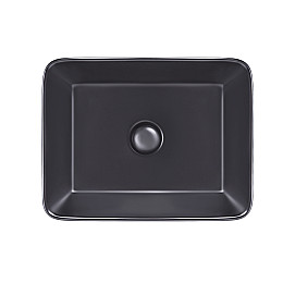 Умывальник (Раковина-Чаша) Qtap Tern  С Донным Клапаном Qt172074Mbmb Matt Black