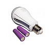LED лампочка LMI 20W E27 свет белый 1500LM с аккумулятором 2*18650 (8442)
