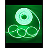 Неоновая гибкая лента силиконовая герметичная LED Neon Flex 0764 12V-220V 5 м Зеленый
