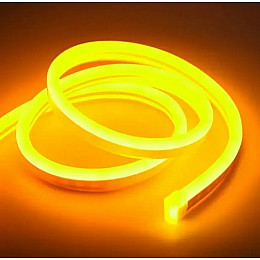 Силиконовая лента NEON 5 метров 12V-220V LED 0764 Yellow