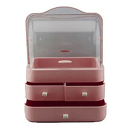 Органайзер для косметики настольный Stenson Cosmetics Storage Box LD-288 Pink