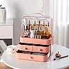 Органайзер для косметики настольный Stenson Cosmetics Storage Box LD-288 Pink
