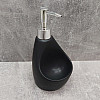Дозатор жидкого мыла 350 мл с подставкой для губки BonaDi 851-312 Black