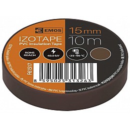 Изолента EMOS PVC 15/10 BROWN