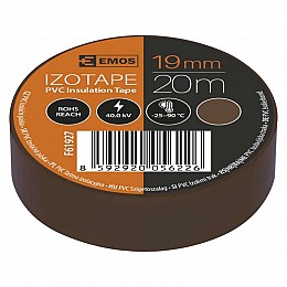 Изолента EMOS PVC 19/20 BROWN