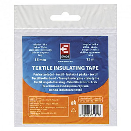 Стрічка ізоляційна текстильна EMOS 15/15 BLACK (F6515)