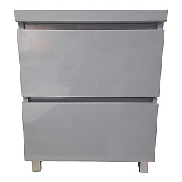 Пластиковая напольная тумба The MIX Лями Grey 3297 tought 50 см