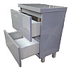 Пластиковая напольная тумба The MIX Лями Grey 3297 tought 50 см