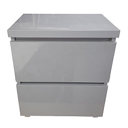 Пластиковая напольная тумба The MIX Лями Grey 3297 tought 60 см