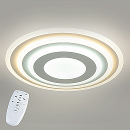Потолочная LED люстра светильник светодиодный белый Sunlight 19716/500
