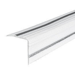 Самоклеючий плінтус РР білий з сірою смужкою 2300*140*4мм (D) SW-00001809 Sticker Wall