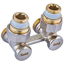 Кран запорный для радиатора Н-образный Roho R5351-075 - 3/4