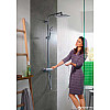 Душевая система с термостатом Hansgrohe Crometta E 240 1jet Showerpipe 27271000