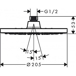 Душевая система Hansgrohe Vernis Blend 20230002 черный матовый