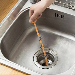 Устройство для чистки канализации Boseck для чистки волос Оранжевый