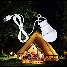 Лампочка підвісна USB Choice для кемпінгу читання комп'ютера 5В / 450 Лм