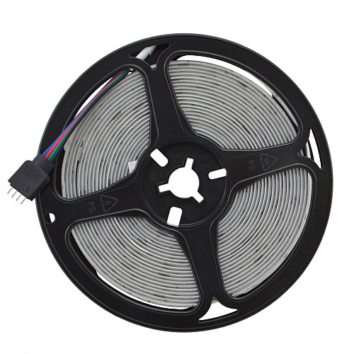 Светодиодная лента RIAS 3528 LED RGB в бухте 5м разноцветная 220V с пультом