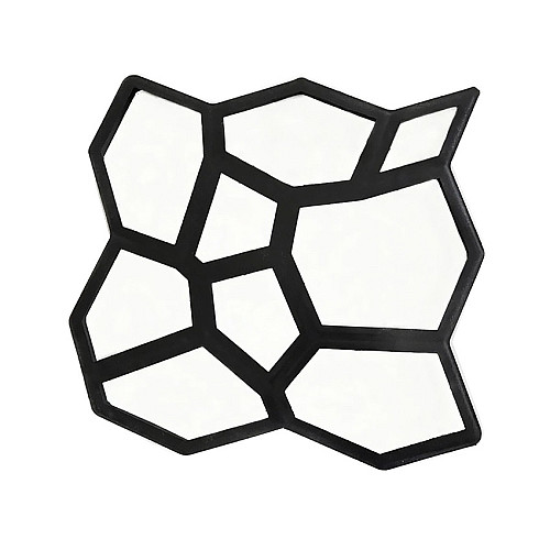 Форма Lesko B50X50 пластикова для виготовлення тротуарної плитки (12198-72298)