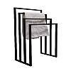 Вешалка для полотенец в ванную I loft you 100х50х30 см Черный (1932277267)