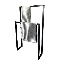 Держатель для полотенец I loft you 130х70х24 см Черный (2047849541)