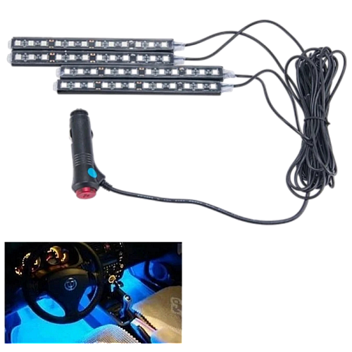 Универсальная цветная автомобильная RGB led подсветка с микрофоном OPT-TOP HR-01678 влагозащитная (1756374648)