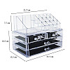 Настільний акриловий органайзер для косметики HLV Cosmetic Storage Box (1756374690)