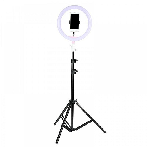 Светодиодное селфи кольцо с держателем для телефона OPT-TOP Selfie Ring Light LL666 26 см 3 режима (1756374694)