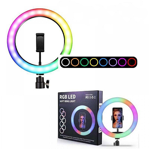 Светодиодное селфи-кольцо с RGB подсветкой OPT-TOP Soft Ring Light MJ300 (1756374695)