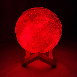 Лампа-ночник светильник светодиодный 3D OPT-TOP Космос с пультом (1756375557)