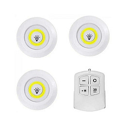 Набор ночников с пультом набор 3 шт OPT-TOP LED light with Remote Control set (1756375633)