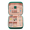 Шкатулка Casegrace SP-01250 Green 10*10*5 для украшений и ювелирных изделий портативная c зеркалом