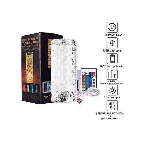 Ночник Rose Diamond Table Lamp 8962