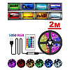 Світлодіодна стрічка з пультом RGB USB 7572 2 м