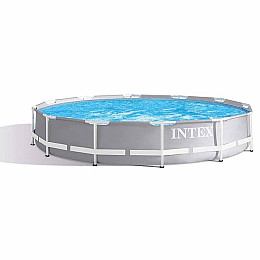 Бассейн каркасный Intex 366 x 76 см 6503 л Grey (74742)