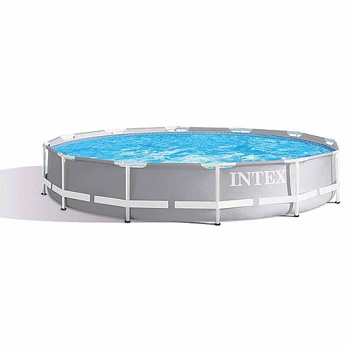 Бассейн каркасный Intex 366 x 76 см 6503 л Grey (74742)