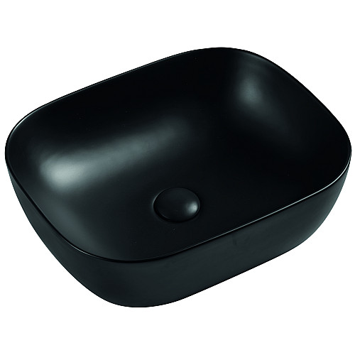 Умывальник накладной керамический Mixxus Premium Diverse-0101 Black 490x395x150mm (MP6485)