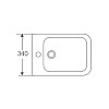 Биде подвесное Mixxus Premium Quadro-0501 485x345x325mm (MP6459)