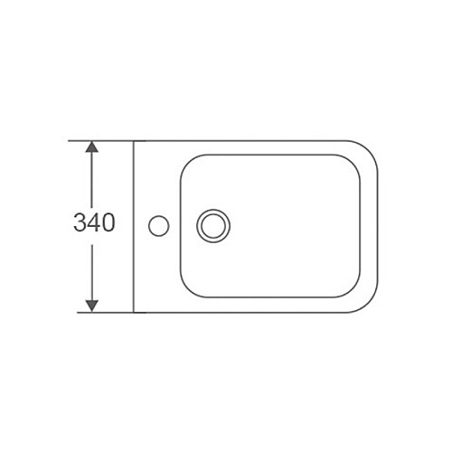 Биде подвесное Mixxus Premium Quadro-0501 485x345x325mm (MP6459)