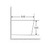 Биде подвесное Mixxus Premium Bevel-0501 515x360x345mm (MP6475)