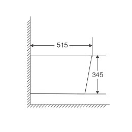 Биде подвесное Mixxus Premium Bevel-0501 515x360x345mm (MP6475)