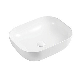 Умывальник накладной керамический Mixxus Premium Diverse-0101 490x395x150mm (MP6484)
